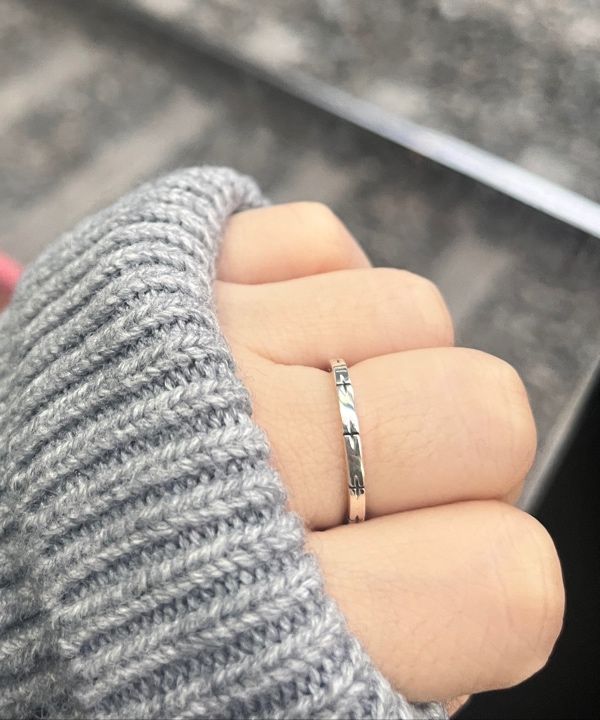 Byweekend☆[silver925] Mini cross ring 十字架 リング 指輪 Amazon.com: Sterling Silver 925 Cross Ring Double Cross CZ