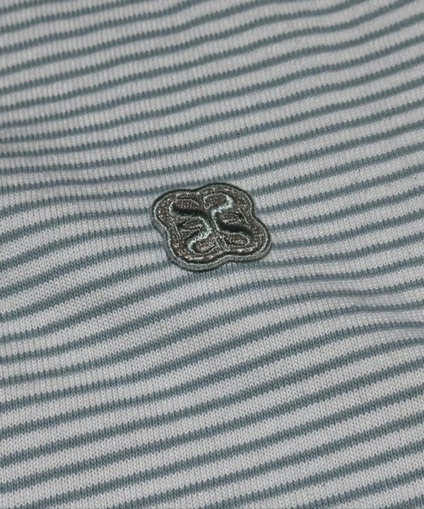 MUSINSA | SATUR All Day Color Stripe Short Sleeve T-shirt Mint