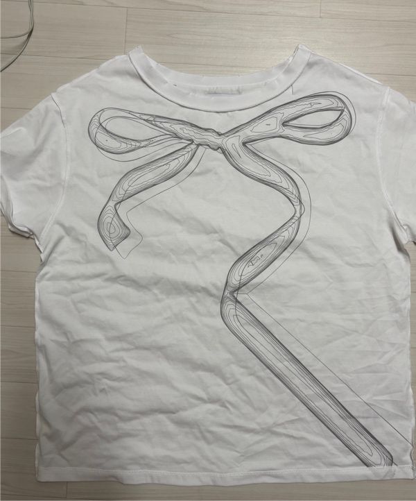 MUSINSA | TUOMIO DAMAGED T-SHIRTS [WHITE]