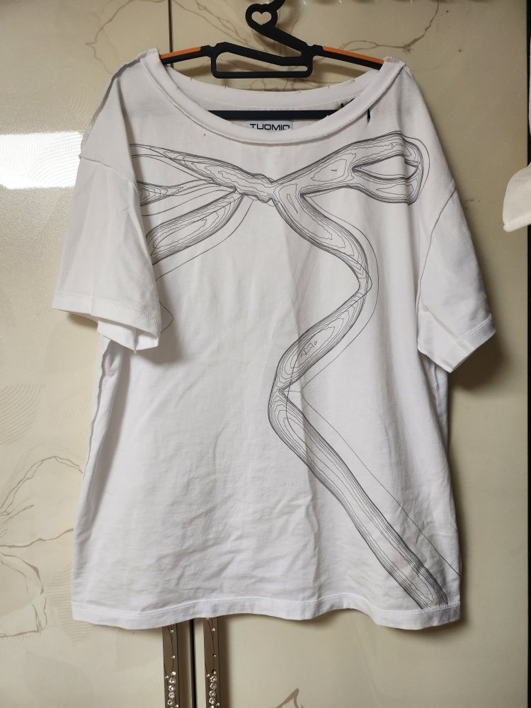 【TUOMIO】DAMAGED T-SHIRTS MUSINSA | TUOMIO DAMAGED T-SHIRTS [WHITE]
