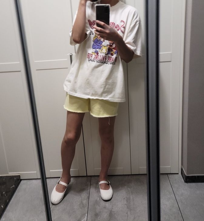 MUSINSA | CPGN STUDIO Jini Dani Short Sleeve T-Shirt Cream