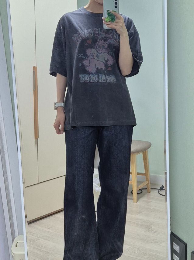 【CPGN STUDIO】24SS★ HUFF Hoppi Pigment Short Sleeve Tee MUSINSA | CPGN STUDIO HUFF Hoppi Pigment Short Sleeve T