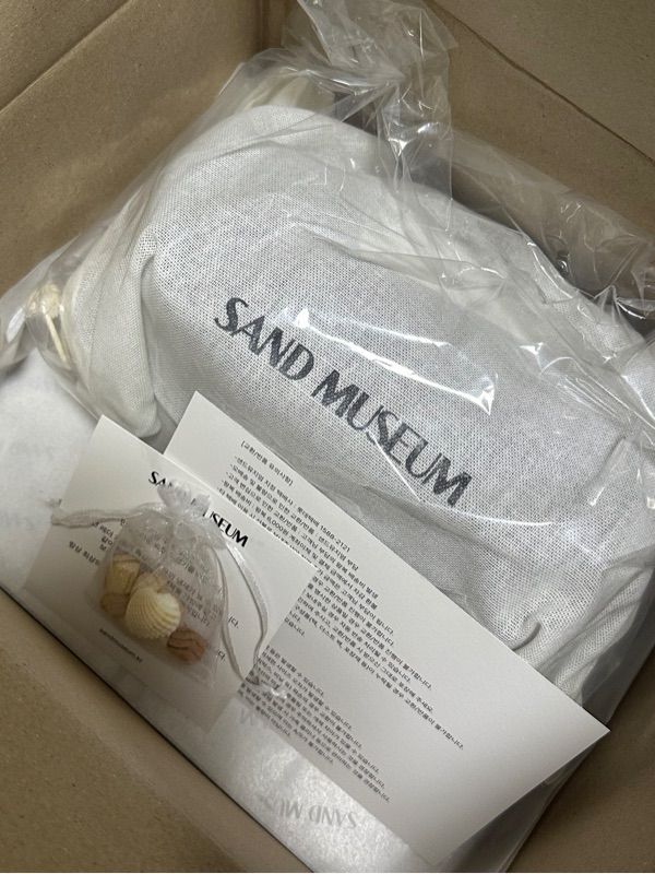 MUSINSA公式 | SAND MUSEUM OAK BAG MINI [Crack Black]