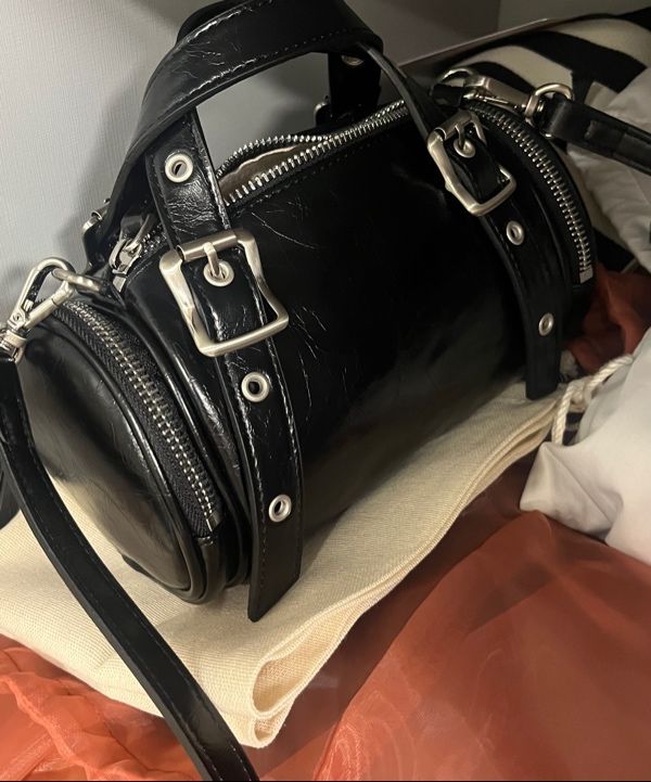 ☆SAND MUSEUM☆ OAK BAG MINI Dark Brown SM1A0012 MUSINSA | SAND MUSEUM OAK BAG MINI [Crack Black]
