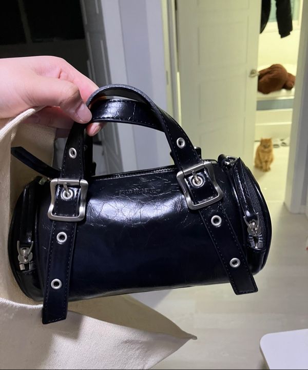 MUSINSA | SAND MUSEUM OAK BAG MINI [Black]