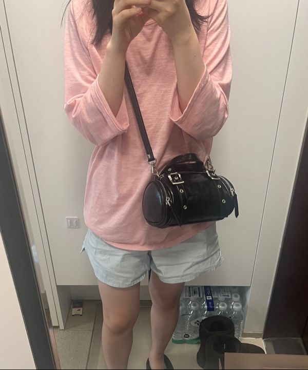 ☆SAND MUSEUM☆ OAK BAG Black SM1A0001 SAND MUSEUM OAK BAG [Black] / Vegan Leather, Shoulder Bag