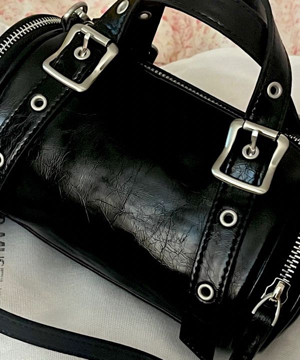 MUSINSA | SAND MUSEUM OAK BAG MINI [Black]