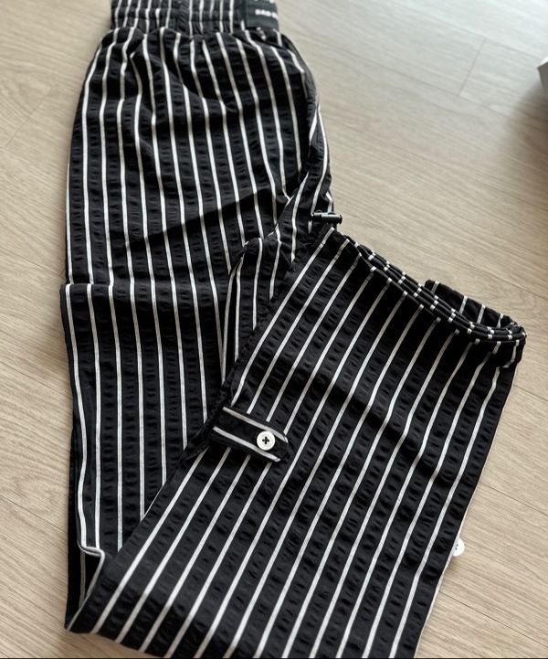 ◆BADBLOOD◆ AJ Easy Pants White Stripe w-pts24-040 MUSINSA | BADBLOOD AJ Easy Pants - White/Stripe
