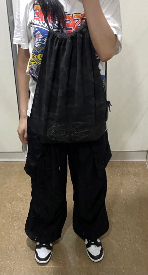 MUSINSA公式 | ERTR Symbol Gymsack (Black Camo)