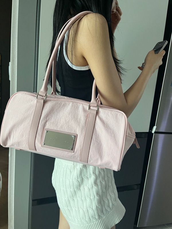 MATIN KIM SPORTY TOTE BAG IN BLACK スポーティ トートバッグ