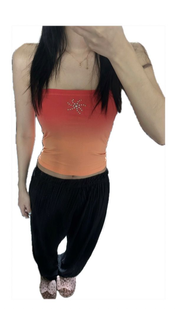 ◇EXPIRED GIRL◇ Sunset Tube Top ORANGE MUSINSA | EXPIRED GIRL Sunset Tube Top Pink