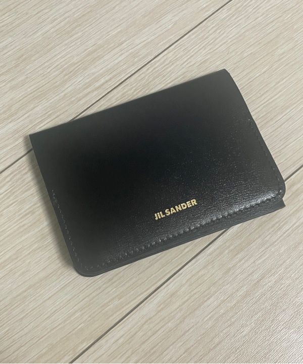【JIL SANDER】Logo-decorated leather folded card holder MUSINSA | JIL SANDER Logo Decorated Leather Folded Card