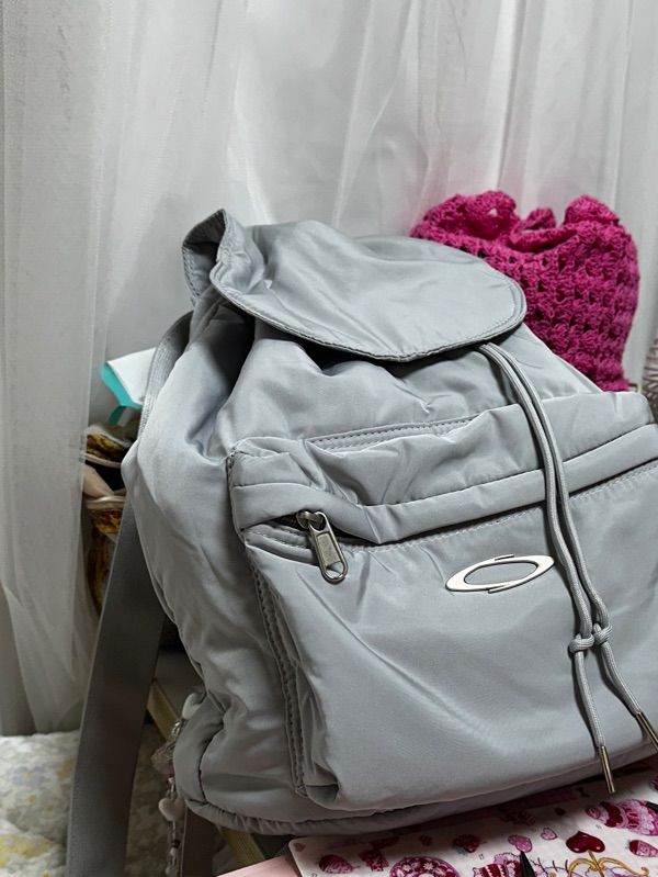 MUSINSA | NOIAGO NOI1342 Nylon puffer backpack (light gray)