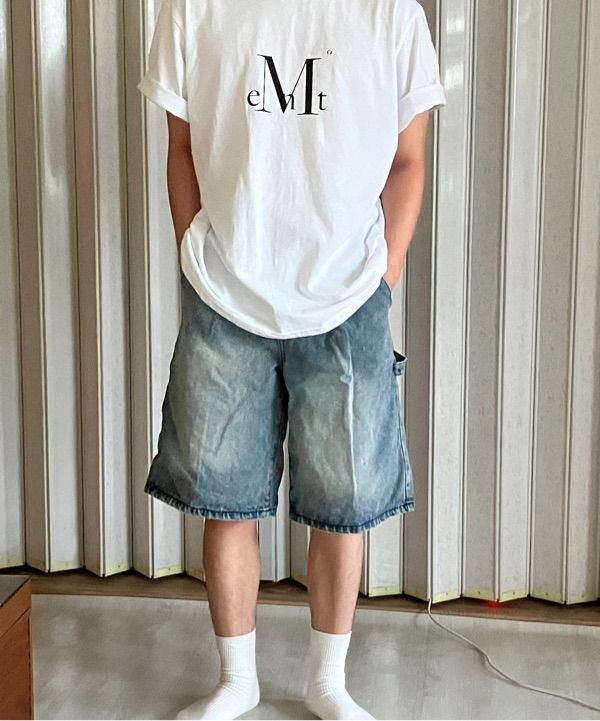 MUSINSA | MUCENT Main symbol signature logo short sleeve tee