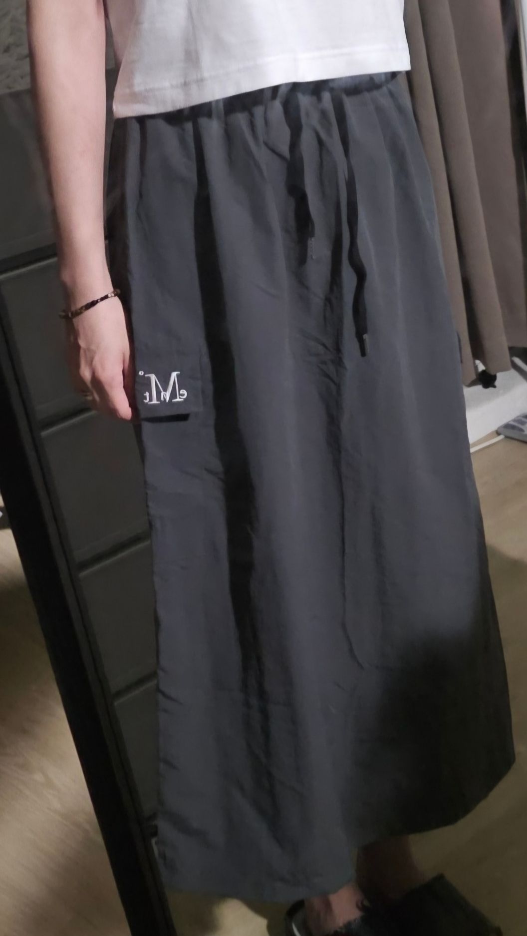 スカート MUCENT Vent Nylon Long Cargo Skirt 3 Colors P00000LJ MUSINSA | MUCENT Bent nylon long cargo skirt (3 colors)