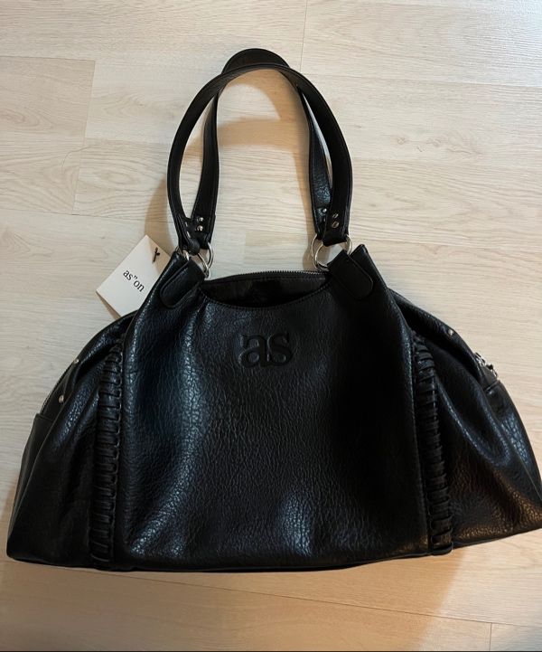 ASON BONITA BIG BAG BLACK threetimesバッグ ASON BONITA BIG BAG BLACK threetimesバッグ - メルカリ