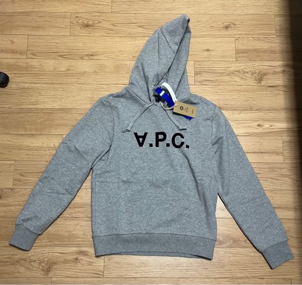 ★A.P.C.★ Grand VPC Standard Fit Hood Gray COHBNM27908TPI C A.P.C. Gray Standard Grand 'VPC' Hoodie A.P.C.