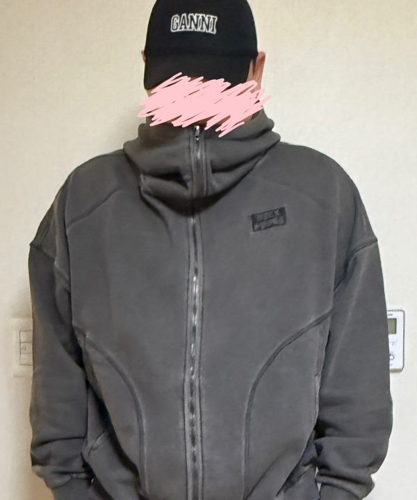 ★Ganni★ Logo Ball Cap Frost Grey A6302523 A6302523SS25 Ganni logo frost grey hat grey embroidery | Pipe and Row