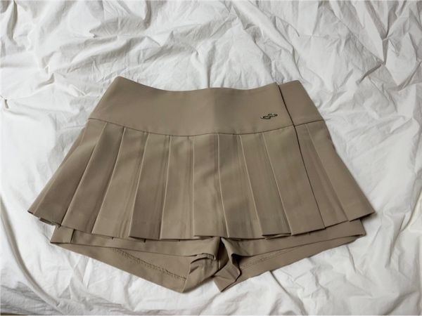 ミニスカート Porta PLEATS MINI SKIRT SHORTS BEIGE MUSINSA | PORTA PLEATS MINI SKIRT SHORTS, BEIGE