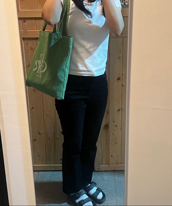 【CITYBREEZE】SYMBOL LOGO TOTE BAG MUSINSA | CITYBREEZE WOMAN Symbol logo eco bag_BLACK