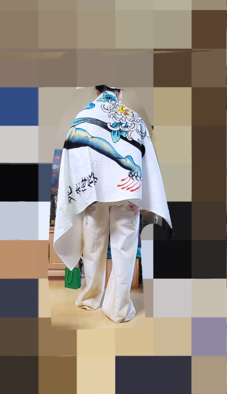 MUSINSA公式 | SCULPTOR [Sculptor x Ed Hardy] Devil Beach Towel White