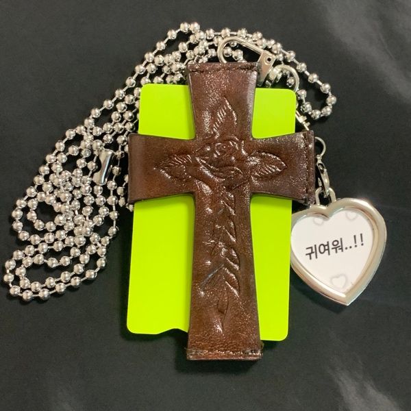 MUSINSA | SCULPTOR [Sculptor x Ed Hardy] Cross Leather Strap