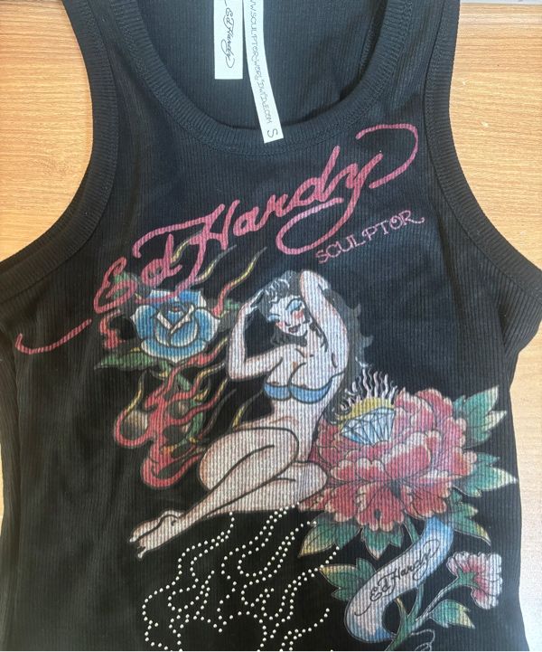 トップス Sculptor X Ed Hardy Sheer Tank Top トップス Sculptor X Ed Hardy Sheer Tank Top Sculptor X Ed