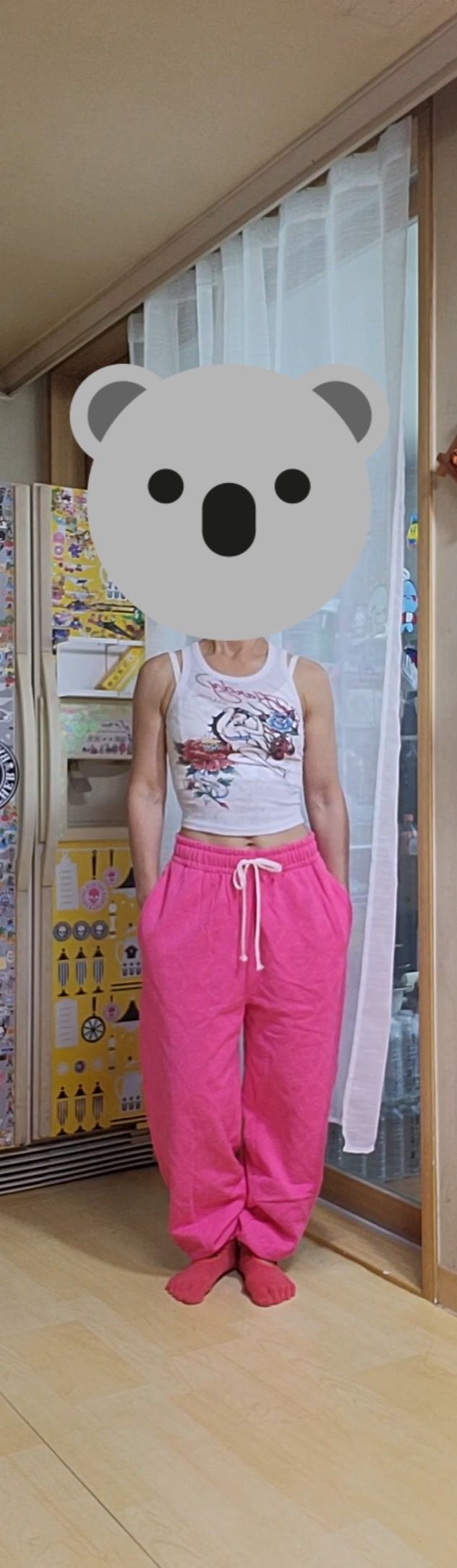 Sculptor x Ed Hardy] Rib Tank Top Cream