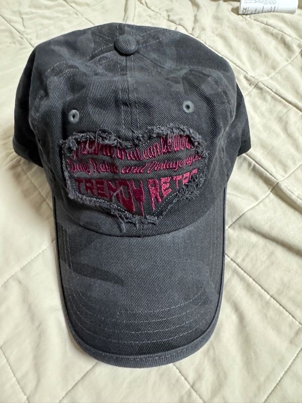 MUSINSA | GUBIN Camo Damage Embroidery Ball Cap