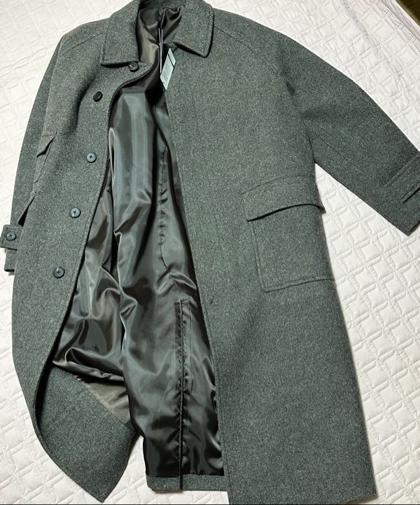 MUSINSA | MUSINSA STANDARD Shetland Wool Oversized Balmacaan Coat