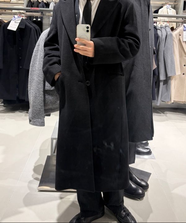 極美品✨ムシンサスタンダード✨ベルダー✨ロングコート✨カシミア✨オーバーサイズ MUSINSA公式 | MUSINSA STANDARD カシミヤブレンドダディショルダー