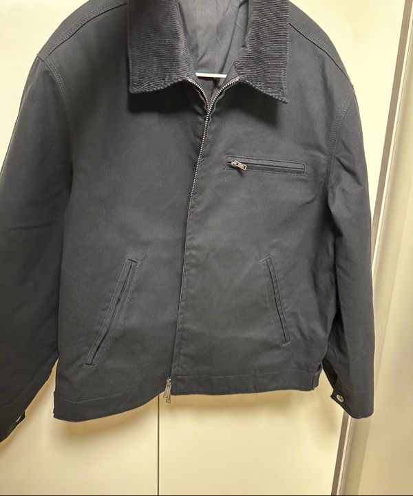 MUSINSA公式 | MUSINSA STANDARD キャンバスワークジャケット[ブラック]