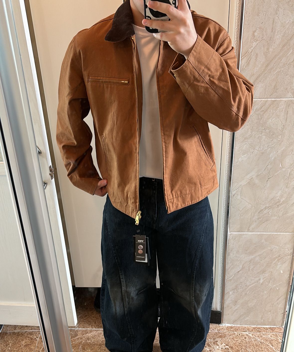 [MONOHA] / ☆ 25SS Suede work jacket / 3 COLORS MUSINSA | MUSINSA STANDARD Canvas Work Jacket [Desert Brown]