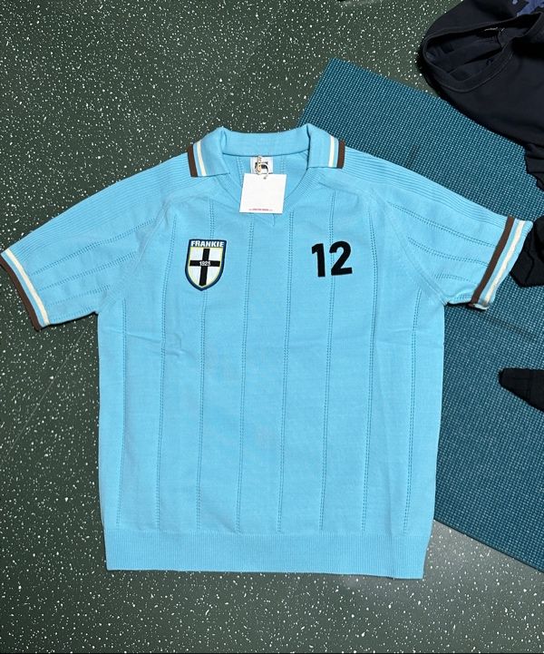 MUSINSA | HIGHTIDE FRANKIE FRANKIE FC COACH KNIT SKYBLUE