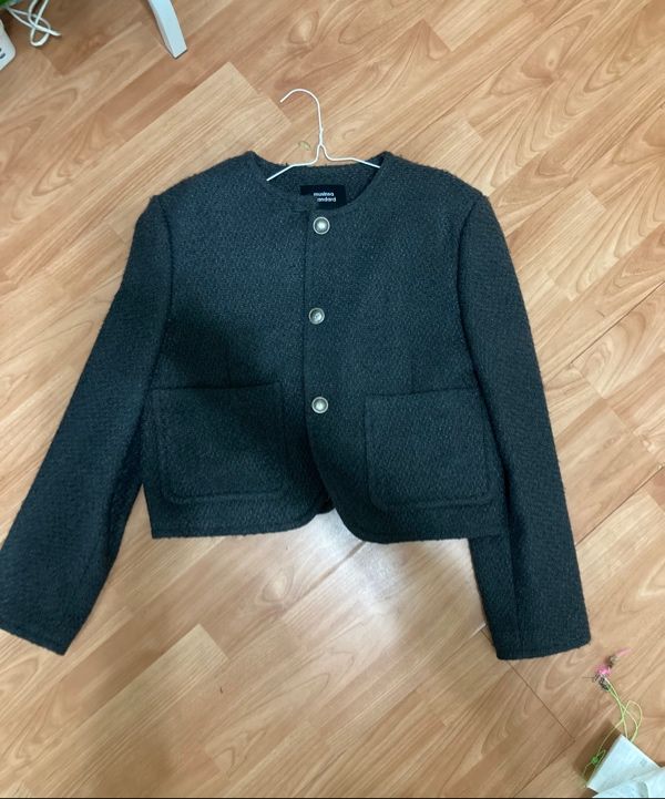 MUSINSA | MUSINSA STANDARD WOMAN Women's Round Neck Tweed Jacket