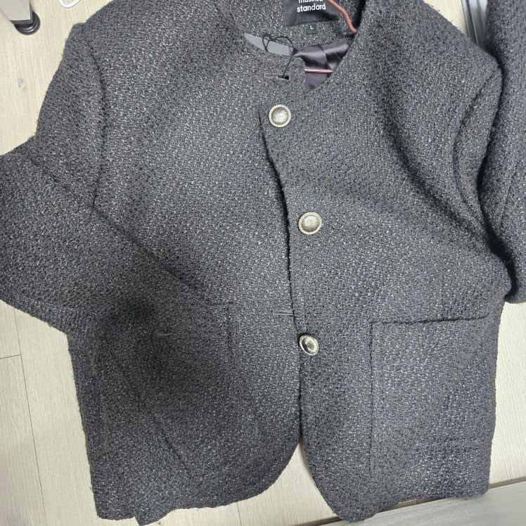 MUSINSA | MUSINSA STANDARD WOMAN Women's Round Neck Tweed Jacket