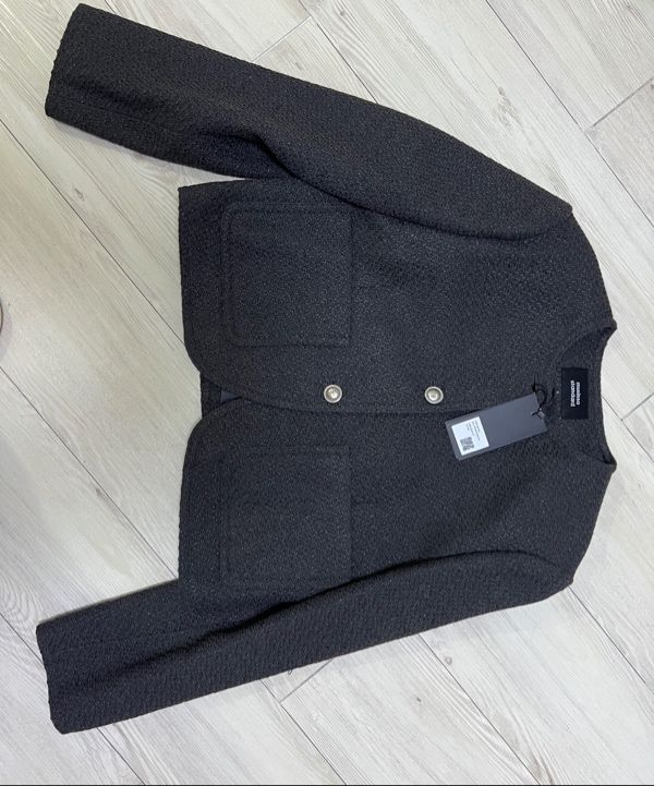 MUSINSA | MUSINSA STANDARD WOMAN Womens Round Neck Tweed Jacket