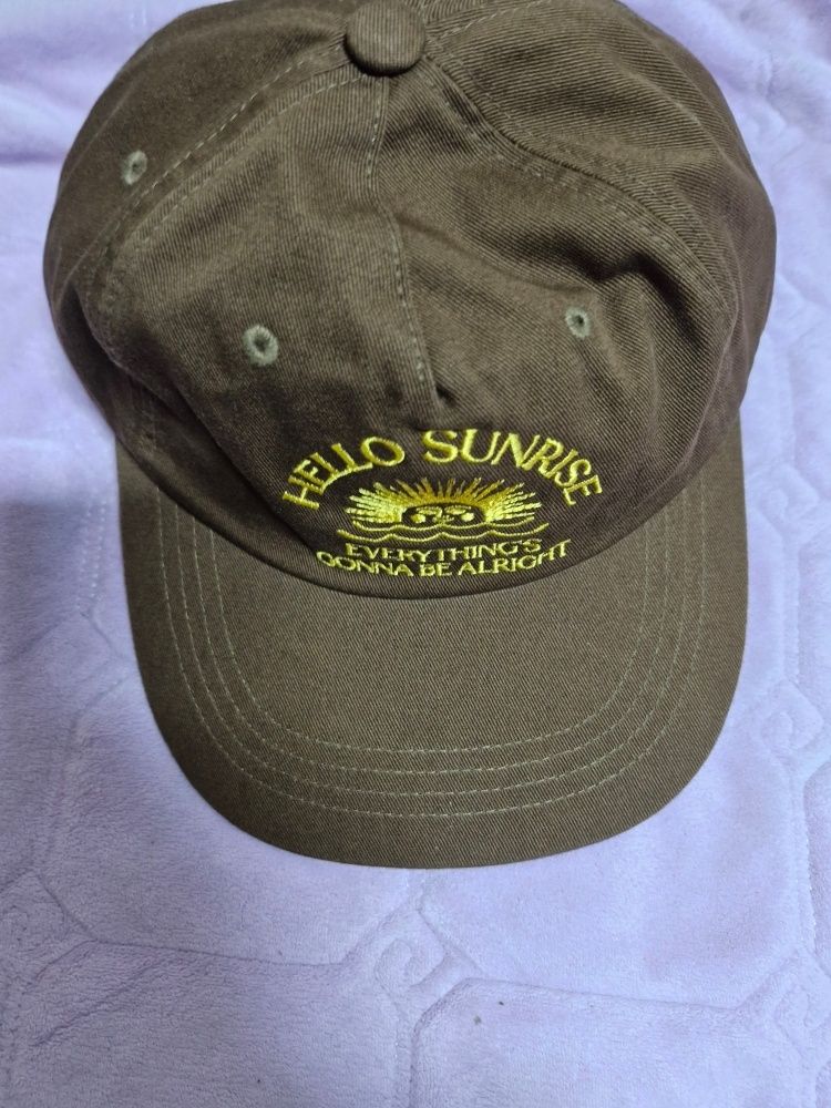 MUSINSA | HELLO SUNRISE HS Arch Logo 5Panel Cap_Brown