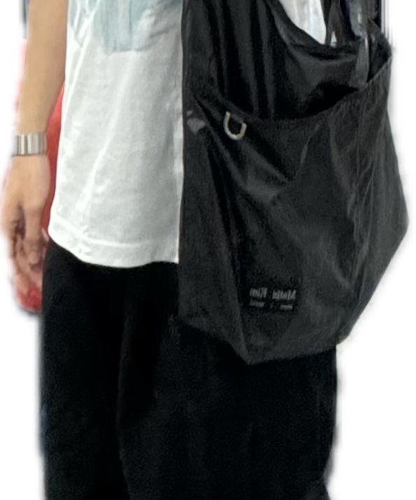 MUSINSA | MATIN KIM UTILITY REVERSIBLE SHOULDER BAG IN BLACK
