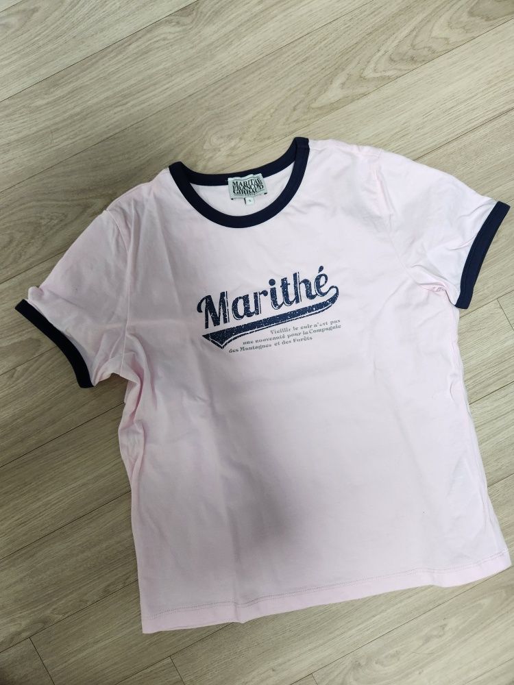 tシャツ W VINTAGE BASEBALL RINGER TEE レディース Marithe Francois Girbaud - W Vintage Baseball Ringer Te