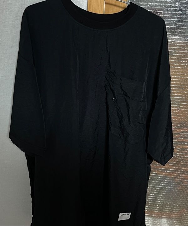 【ANGLAN】24SS★ [AG] Ring Nylon Double Pocket Half Tee MUSINSA | ANGLAN Ring Nylon Double Pocket Half Tee - Black