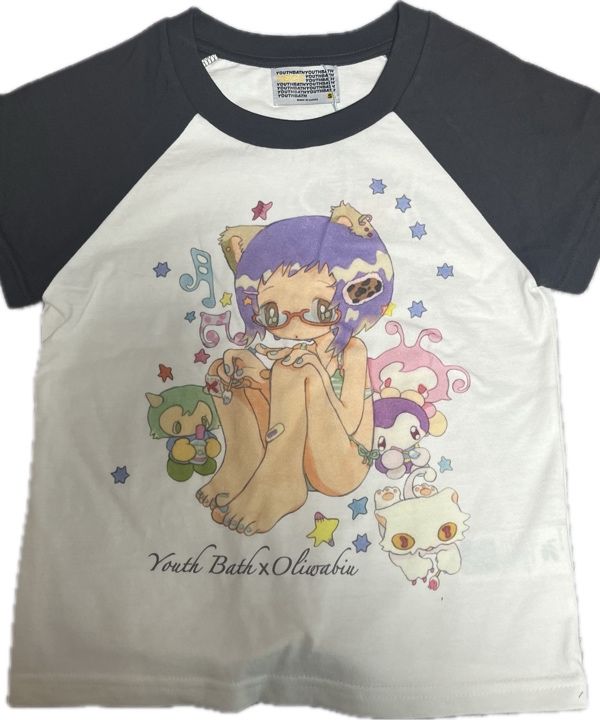 YOUTHBATH★韓国★人気★YB X Oliwa Over-fit T-shirt_2405 MUSINSA公式 | YOUTHBATH YB x Oliwa Raglan T-shirt_WHITE