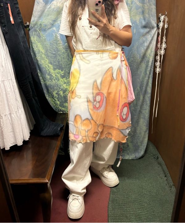 youthbath × oliwa メッシュスカート MUSINSA公式 | YOUTHBATH YB x Oliwa Wrap Skirt