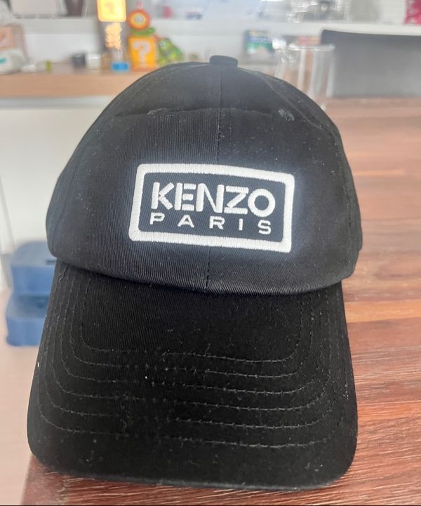 MUSINSA | KENZO Genzo Logo Ball Cap - Black / FE58AC711F3299