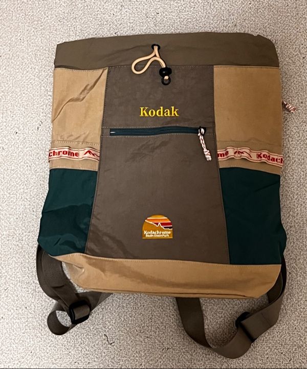 MUSINSA | KODAK Kodachrome Bucket Backpack GREEN