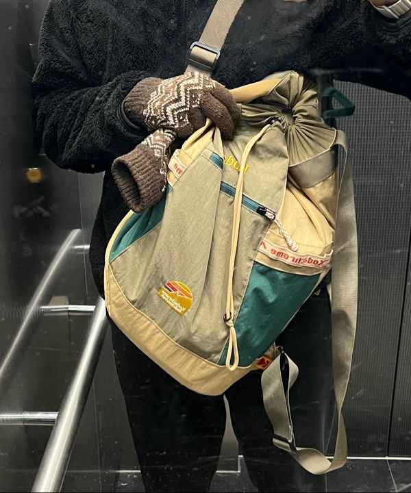 MUSINSA | KODAK Kodachrome Bucket Backpack GREEN