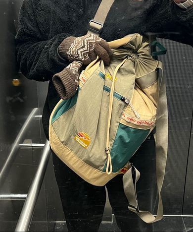 KODAK Green Backpack for Women MUSINSA | KODAK Kodachrome Bucket Backpack GREEN main image 2
