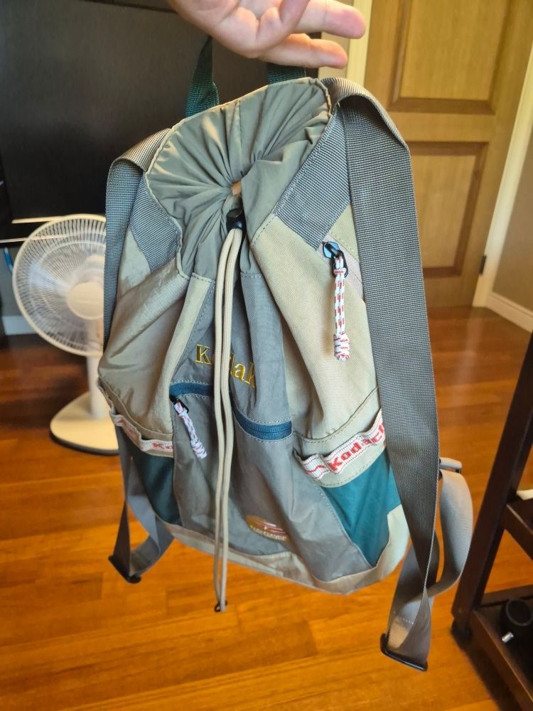MUSINSA | KODAK Kodachrome Bucket Backpack GREEN