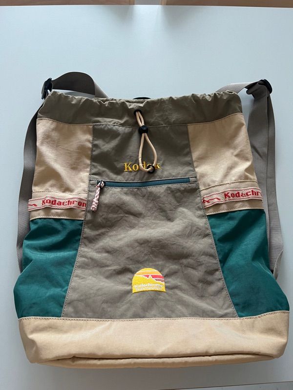 MUSINSA | KODAK Kodachrome Bucket Backpack GREEN