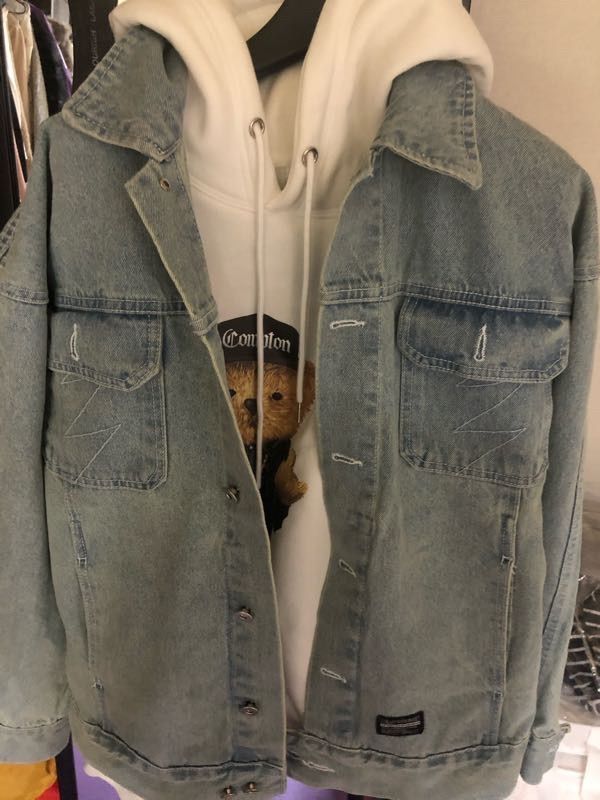 MUSINSA公式 | STIGMA COMPTON BEAR HOODIE WHITE